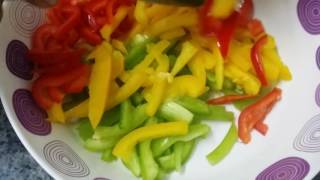 Bell pepper salad  Capsicum Salad Recipe  Veg Salad Recipes  Salads Recipes [upl. by Penni935]