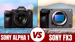 Sony A1 vs Sony FX3 Which is Best Camera [upl. by Anuaik]