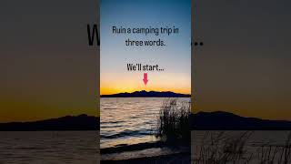 Are you serious Constant generator noise shorts travel camping funny adventure [upl. by Laira691]