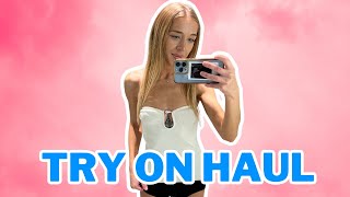 4K Try On Haul Summer Bodysuit Transparent Trendy Looks [upl. by Sivraj67]