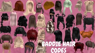 BADDIE HAIR CODES  Berryavenue [upl. by Ardine]