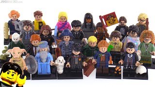 LEGO Harry Potter amp Fantastic Beasts minifigures review Set of 22 [upl. by Hedvige]