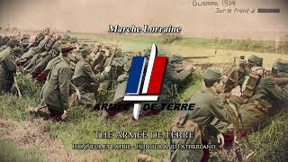 Marche Lorraine Lorraine March  French Army March [upl. by Tedra319]