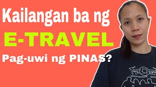 Kailangan ba ng e travel etravel2024 [upl. by Ahsienod]