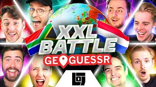 LOGS6  4 GEOGUESSR met ALLE LEGENDS  XXL BATTLE [upl. by Nale]