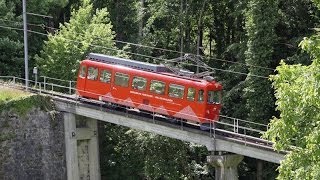 AB Appenzeller Bahnen RhW Rheineck  Walzenhausen Automotrice BDeh 12 N° 1 [upl. by Orimisac]