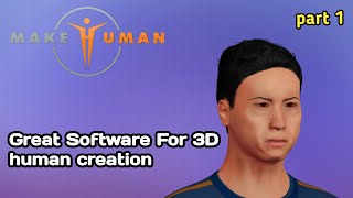 Very amazing free and open source software for creating realistic human 3D models [upl. by Hiroko460]