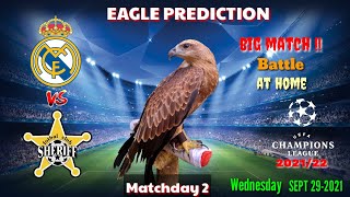 Real Madrid vs Sheriff Tiraspol Prediction  Champions League 202122  Eagle Prediction [upl. by Muhammad]