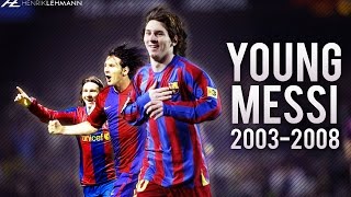 The Young Lionel Messi ● Goals Skills amp Assists ● 20032008 HD [upl. by Acirederf598]