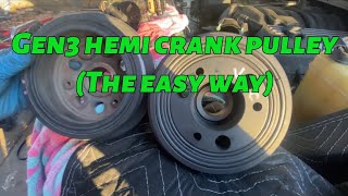 Pulling off a Hemi crank pulley with what [upl. by Dustman]