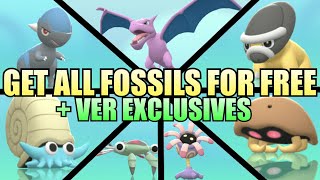 Glitch to get ALL fossils for FREE  Version Exclusives in Pokemon Brilliant Diamond Shining Pearl [upl. by Etnauq]