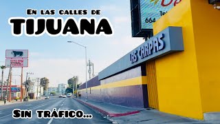 Sin tráfico en las calles de Tijuana [upl. by Eeneg612]