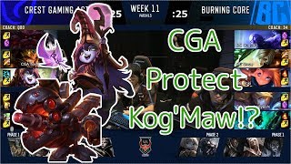 CGAArt コグマウ VS BCOnce リヴェン  LJL 2019 Spring Week 11 Game 4 [upl. by Einnov]