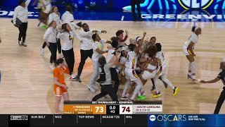 🚨 GAMEWINNING BUZZER BEATER 3 By Cardoso 1 South Carolina Stays Undefeated  SEC Tournament [upl. by Nalon]