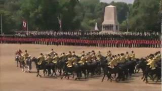 6 Trooping the Colour  Quick March Past and the Household Cavalry Gala [upl. by Macfadyn]