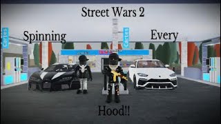 ROBLOX street wars 2 spinning Every hood [upl. by Dajma870]