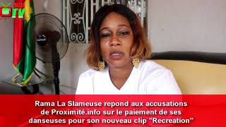 Rama la slameuse répond aux accusations sur le paiement de ses danseuses [upl. by Eppillihp]