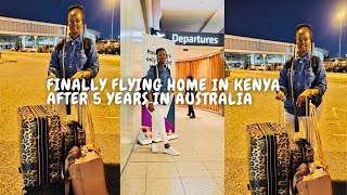 I AM FINALLY FLYING BACK HOME IN KENYA 🇰🇪 FOR CHRISTMAS AFTER 5YEARS IN AUSTRALIA [upl. by Beverley]