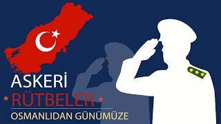 Osmanlıdan Günümüze Asker Rütbeleri  Günümüzde Asker Rütbeleri Nasıl [upl. by Fayette]