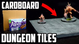 Make Better Cardboard DampD Dunegon Tiles [upl. by Wollis]