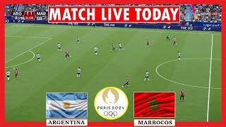 ARGENTINA vs MOROCCO  Olympics 2024 Football Full Match [upl. by Laraine645]