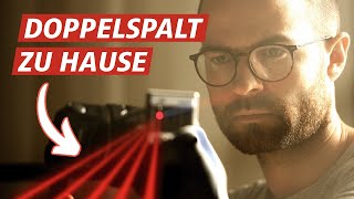 Ich habe das DoppelspaltExperiment zuhause gemacht [upl. by Spenser]