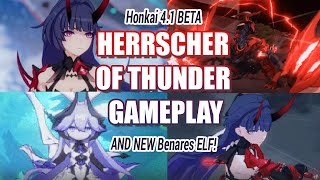 Honkai 41 Herrscher of Thunder Gameplay and New Benares ELF [upl. by Annaeoj235]