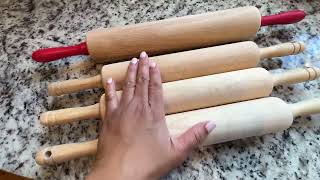 Medium vs large rolling pin [upl. by Sanez]