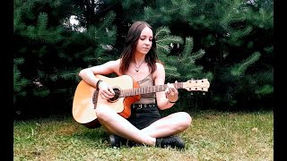 Eddie Vedder  Guaranteed  Guitar Cover Monika Kosior [upl. by Reider]