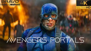 Avengers Endgame  Avengers Portals  Scene  IMAX 4K Ultra HD [upl. by Llahsram]