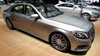 2015 MercedesBenz SClass S550 4Matic  Exterior and Interior Walkaround  2014 Detroit Auto Show [upl. by Helas]