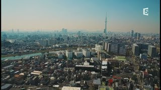 Le Japon vu den haut  Des pagodes aux gratte ciel [upl. by Berhley]