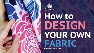 How to design your own fabric Stepbystep fabric design tutorial with final fabric example [upl. by Toblat960]