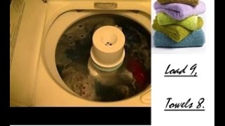 1992 Kenmore Washing Machine Load 9 Towels 8 [upl. by Eejan]