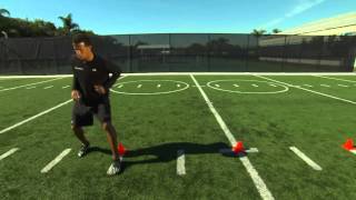 Cone Drills  Footwork Agility amp Acceleration Series  IMG Academy 6 of 6 [upl. by Oilenroc]