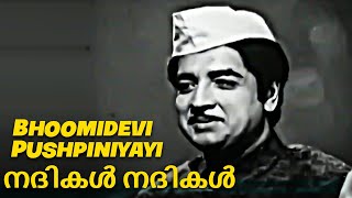 Prem Nazir Romantic Old Superhit Malayalam Song l Bhoomidevi Pushpiniyayi Movie  Madhu Sukumari [upl. by Jelena224]