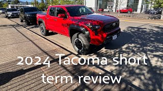 2024 Tacoma TRD OffRoad short term ownership review Part 1 see description for part 2 [upl. by Coe]