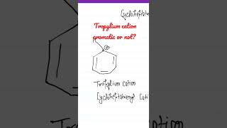 tropylium cation aromatic or notcbse icse iit isc organic cbseboard neet jeeastute4022 [upl. by Ahcsim782]