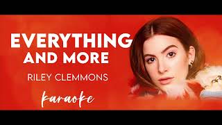 Riley Clemmons  Everything and More Karaoke  Instrumental  Florence  MEv Karaoke [upl. by Hun]