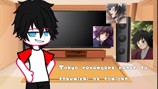 Tokyo revengers react to takemichi as tomioka🌊🎀 [upl. by Hetty]