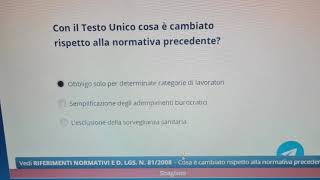 Risposte quiz finale alternanza scuola lavoro modulo 8 [upl. by Anitroc]