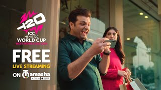 ICC Mens T20 World Cup 2024  FREE HD Live Streaming on Tamasha [upl. by Ycniuqed]