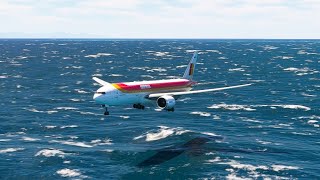 Most Dangerous Plane Landing with amazingly great pilot skills eps 00253 [upl. by Lleinad]