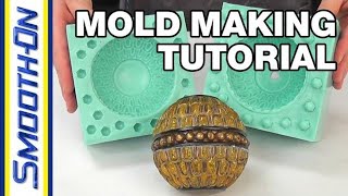 How To Make a 2 Piece Silicone Rubber Mold  Mold Making Tutorial [upl. by Gefell]