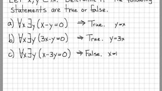 Proof and Problem Solving  Quantifiers Example 03 [upl. by Shewchuk796]