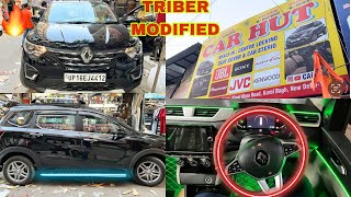 TRIBER TOP MODEL MODIFIED🔥aisi look ni dekhi hogi🔥interior change🔥 [upl. by Ahsropal632]