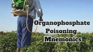 Organophosphate poisoning mnemonics  Anticholinesterase toxicity mnemonics poisoning [upl. by Annoirb473]