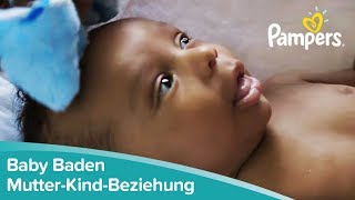 MutterKindBeziehung beim Baby Baden  Pampers [upl. by Goda]