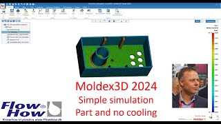 Moldex3D 2024 Setup your first simple simulation FlowHow® [upl. by Esiled478]