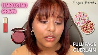 UNBOXING amp GRWM  Guerlain Makeup Haul  Full Face Guerlain [upl. by Tomaso978]